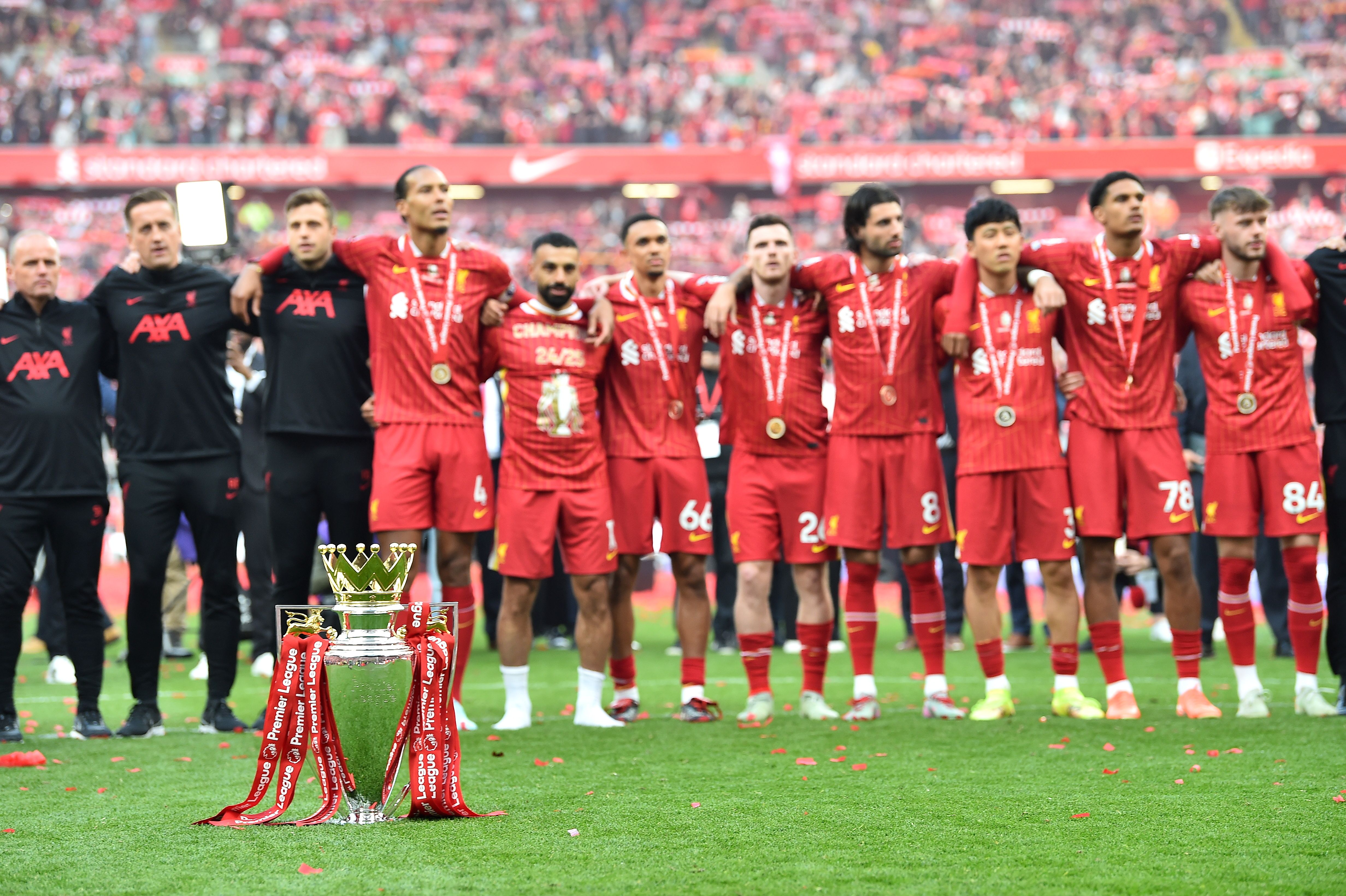 利物浦从英超角逐，冠军摆在眼前